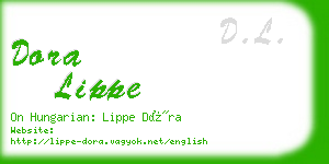 dora lippe business card